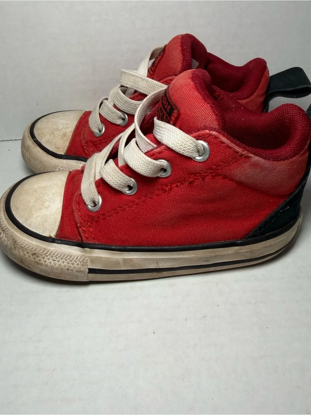 Converse Toddler Red All Star High Top Sneakers Size 6